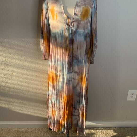 NWT Young Fabulous & Broke Dawn Tie Dye Maxi Dress - Picture 8 of 13